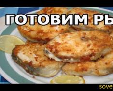 Platos de pescado: recetas sencillas y sabrosas con fotos.