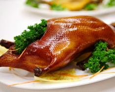 Технология приготовления блюд из утки