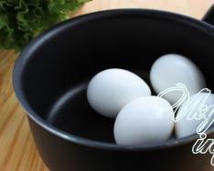 Блюда из яиц: на праздники и в будни Фаршированные яйца с ветчиной и зеленью